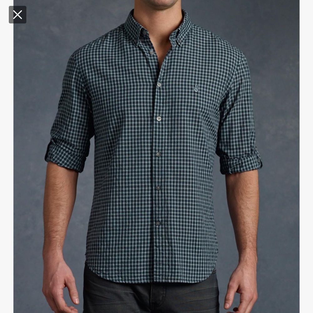 John Varvatos Piece Sign Button Up - Hard to Find!